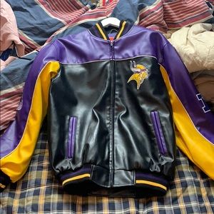 Minnesota Vikings Leather Jacket